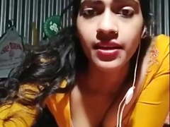 Hot Indian Girl on Imo Video Call Session