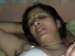 Indian Aunty's Secret Affair with Lover at Home